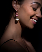 Ohrringe Madì Dame Laguna Goccia in Silber Quarzo idrotermale 39005 - 39005